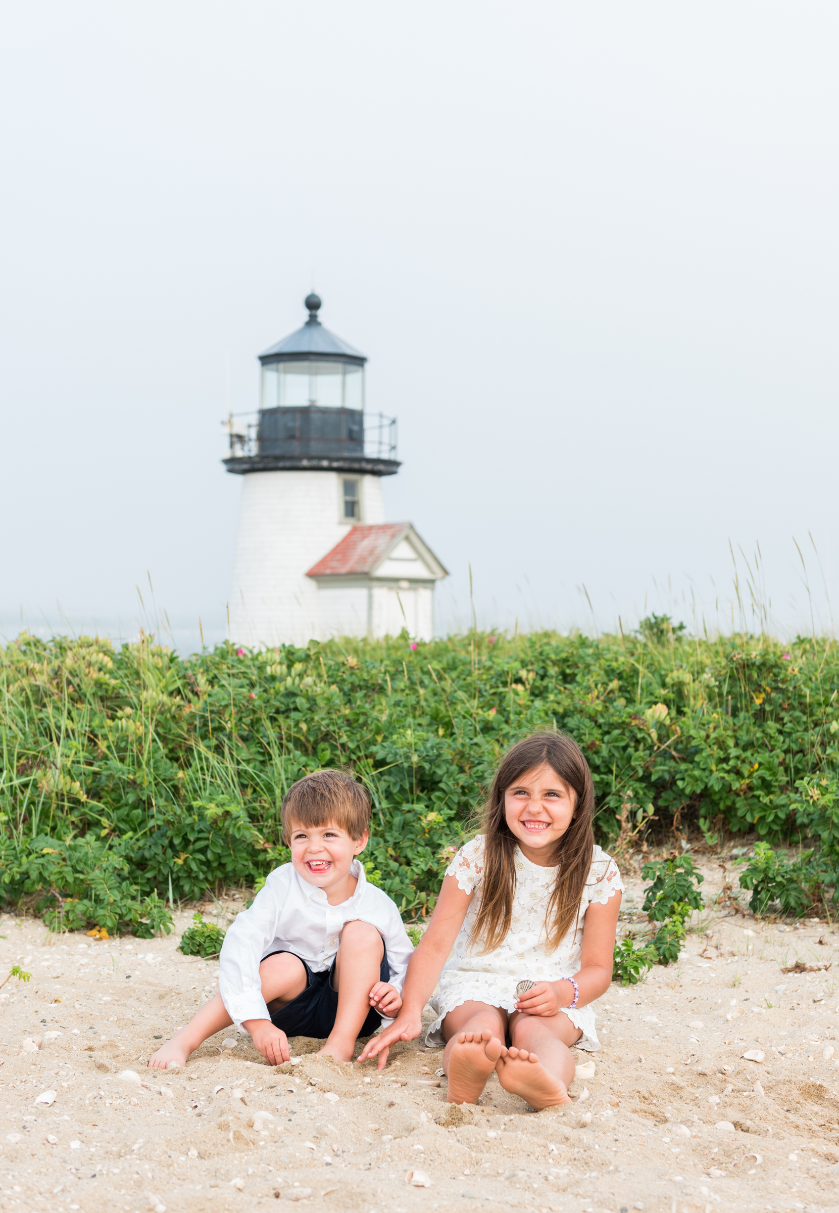 Nantucket Brant Point Lighthouse Family Session
